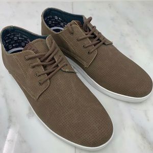 Ben Sherman Mens Sz 8 Preston Low Top Brow Oxford